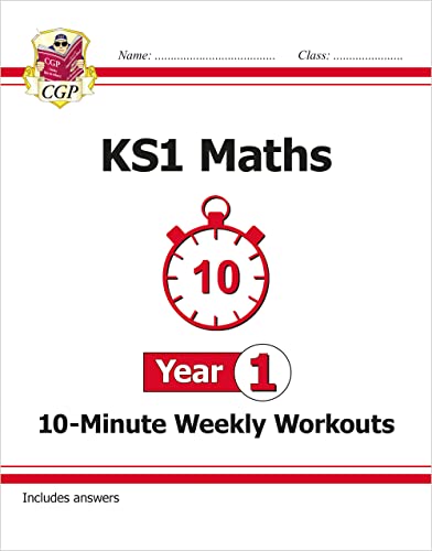 KS1 Year 1 Maths 10-Minute Weekly Workouts (CGP Year 1 Maths) von Coordination Group Publications Ltd (CGP)